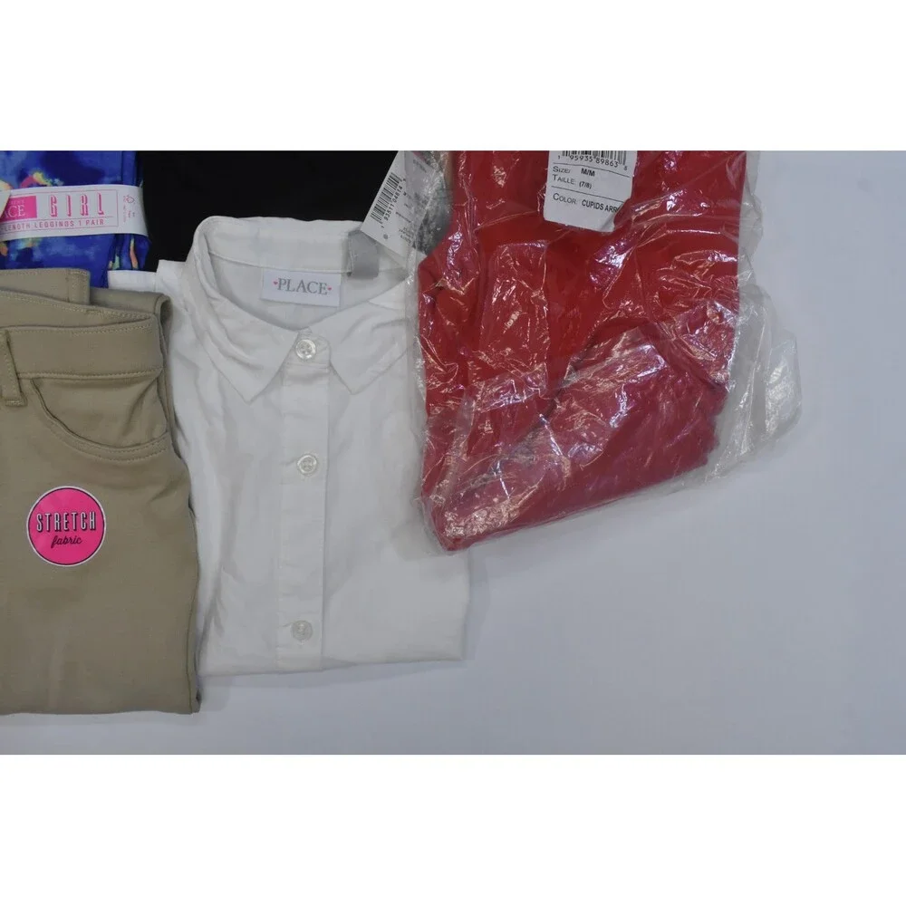 The Childrens Place Bulk Lot Of 10 Girls Size Medium 7/8 Mix Season Tops Bottoms